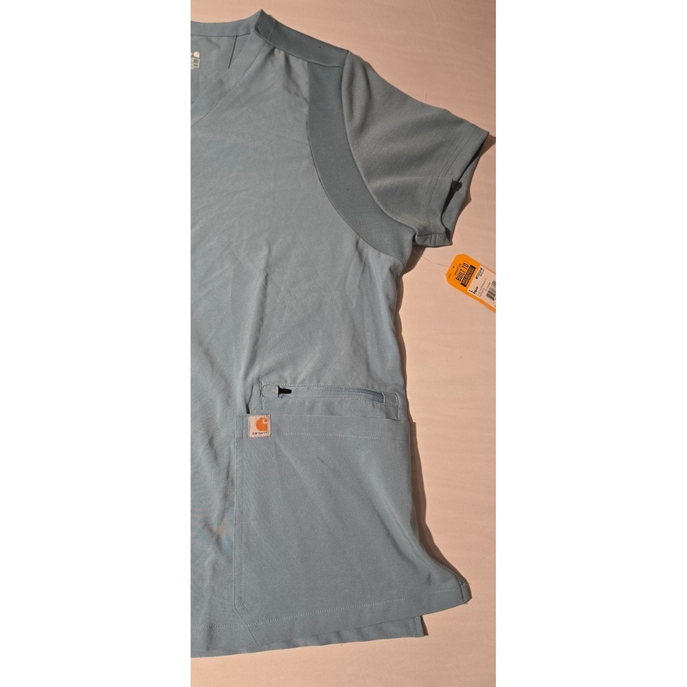 Carhartt Force Cross-Flex Modern Fit Flex Panel Top Women's Size L - Picture 2 of 8